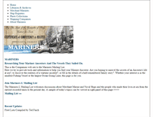 Tablet Screenshot of mariners-list.com